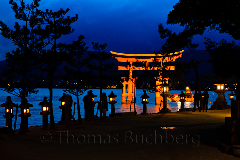 View of the Miyajima Torii